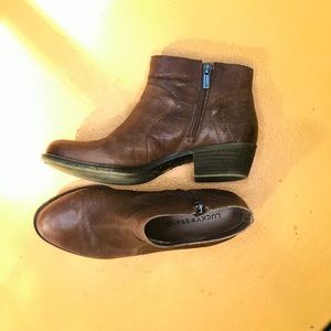 Lucky Brand Tan Booties